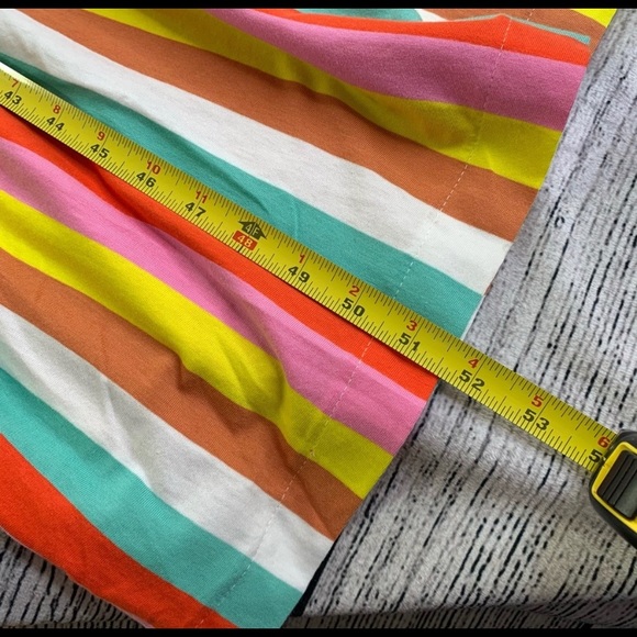 JCrew Rainbow Striped Tiered Maxi Dreas - Picture 8 of 8